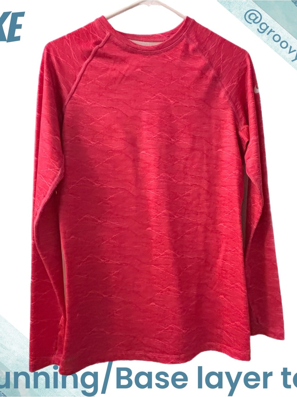 Nike Pink Long Combat Pro Dry Fit / Therma-Fit Sz L